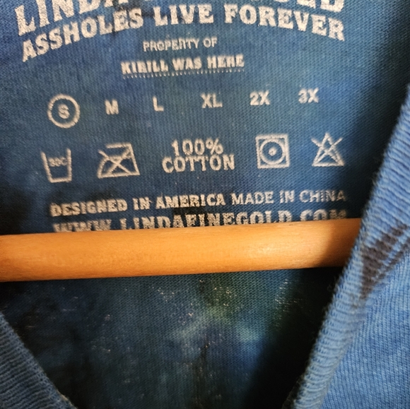 NWOT Assholes Live Forever Tee- small - Picture 3 of 3